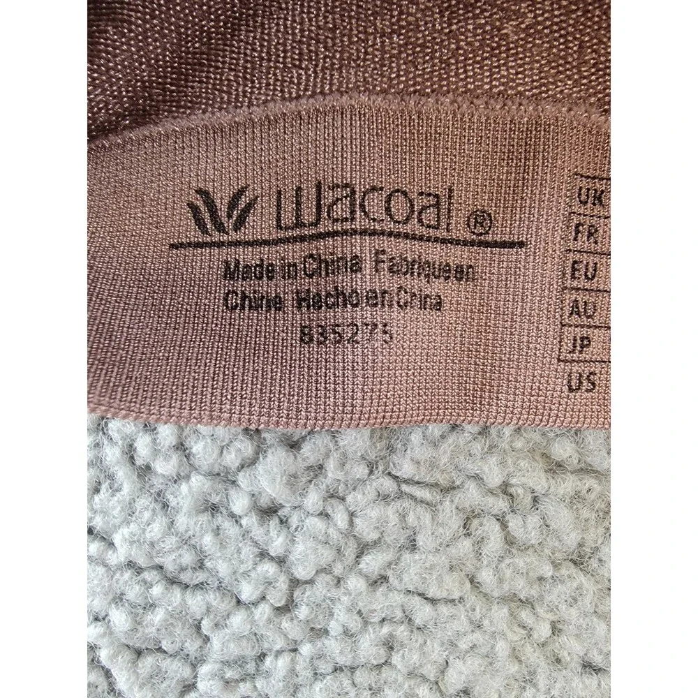 Wacoal B-Smooth Wirefree Removable Pads Bralette Women's 32 Taupe Pullover - Picture 8 of 14